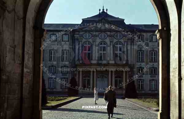 Palace Bruchsal, Bruchsal, Baden Wurttemberg, Germany, 1941, 22nd Panzer Division,