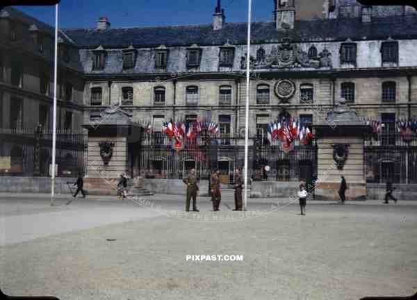Palace of the Dukes of Burgundy, Dijon France VE Day (Victory in Europe) May 8th 1945