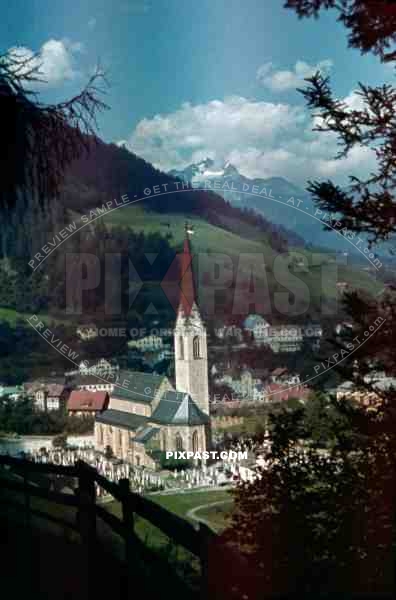 parish church in Landeck, Austria 1941 , Pontlatz Kaserne