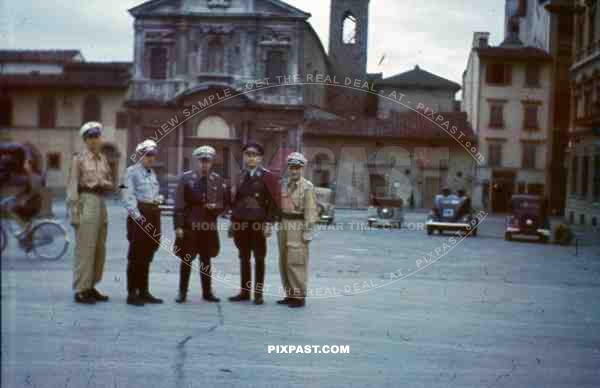Piazza Ognissanti in Florence, Italy 1943
