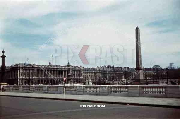 Place de la Concorde in Paris, France 1937