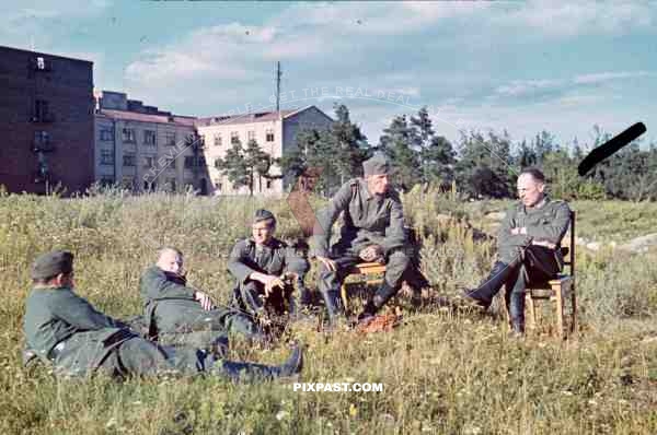 propagnada officers relaxing germany