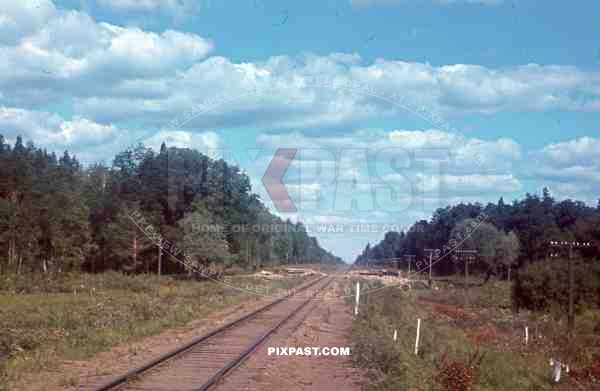 rail line between Bryansk (Russia) and Konotop (Ukraine) 1944