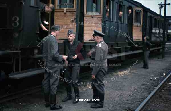 railway yard in Stendal, Germany 1940 