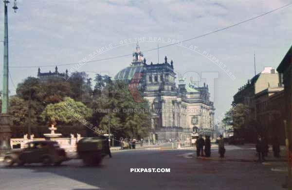 Reichstag Building Berlin Germany 1940. Perspective Friedrich-Ebert-Platz