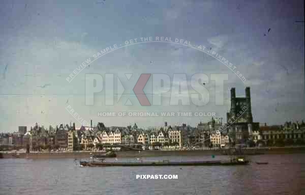 River Rhine in Cologne, Germany 1944