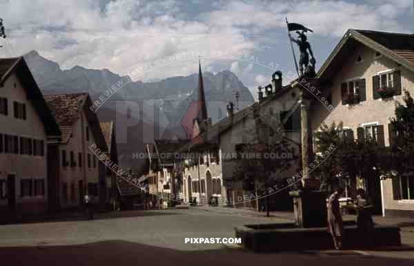 RÃ¶merstraÃŸe in Garmisch Partenkirchen, Germany 1939