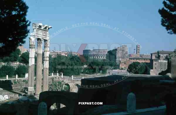 ruins of the Forum Romanum in Rome, Italy