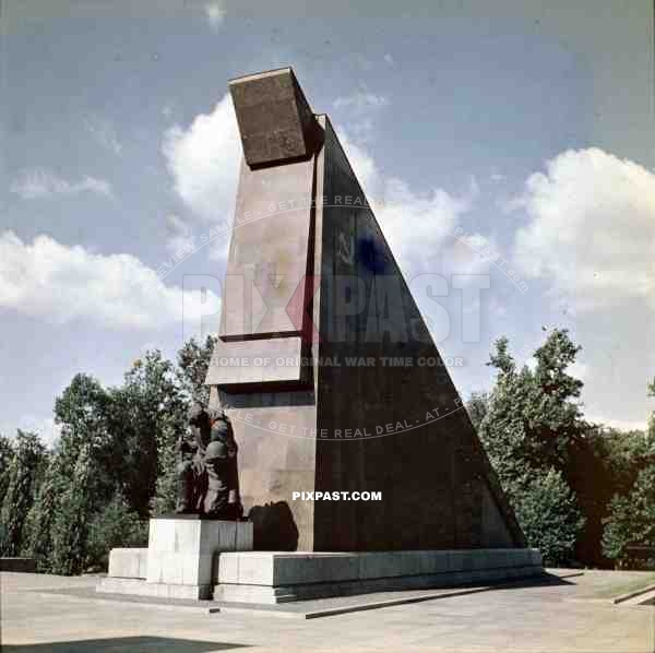 russian war memorial in Berlin, Germany ~1949