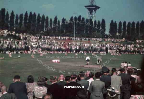 show event at the Sommergarten of the Messe Berlin, Germany 1940