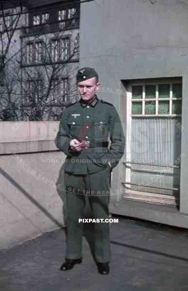 Soldier at the St. Georg hospital in Leipzig, Germany 1940