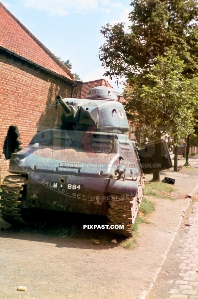 SOMUA S35 French cavalry tank M884. n° 0   29e RD.  Battle of Abbeville 19th May 1940 France