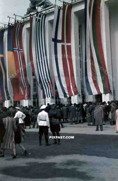 Southern hall of the technical fair in Vienna, Austria 1943