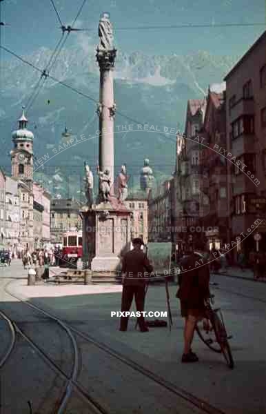 St Annas Column, Innsbruck, Austria 1940