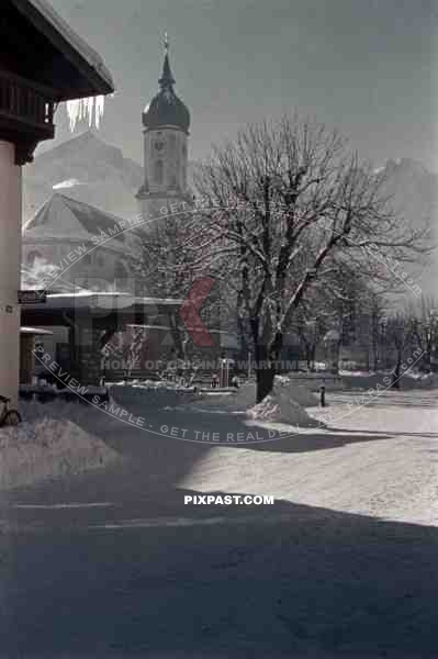 St. Martin church in Garmisch-Partenkirchen, Germany ~1941