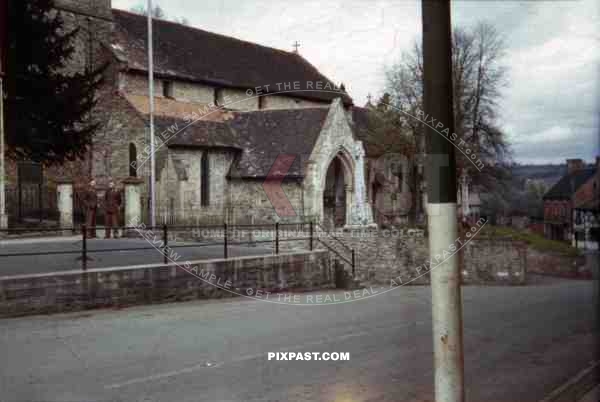St. MaryÂ´s church in Cleobury, England ~1944