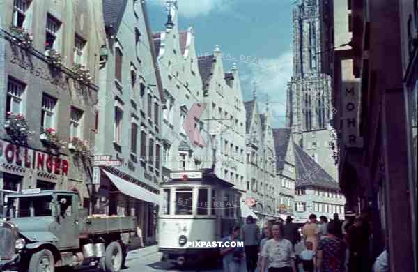 street in Ulm, Germany 1939