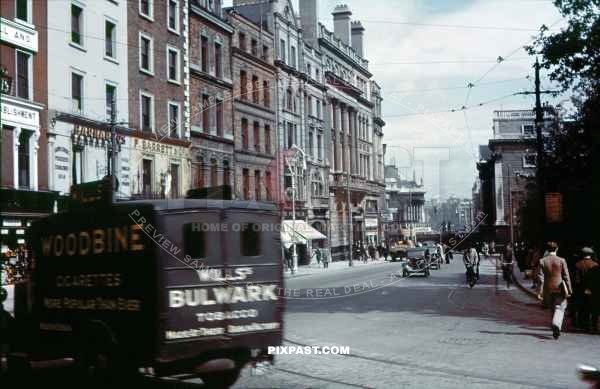 Suffolk Street in Dublin, Ireland 1939