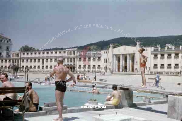 Thermal bath in Baden, Austria 1937