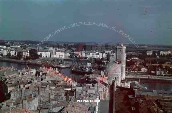 Tour de la Chaine La Rochelle town scene occupied France 1940