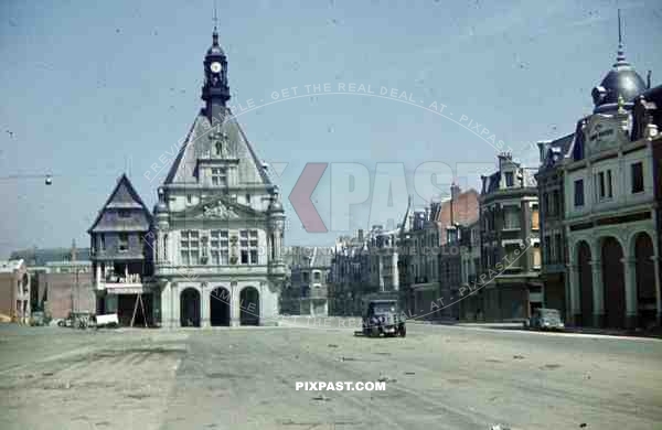town hall in Peronne, France 1940