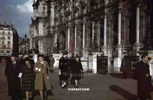 town hall of Paris, France 1940