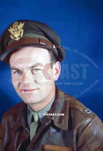United States Army Air force USAAF Captain Robert H. Leonard.  B-17  42-38178 "Ten Aces" England April 1944