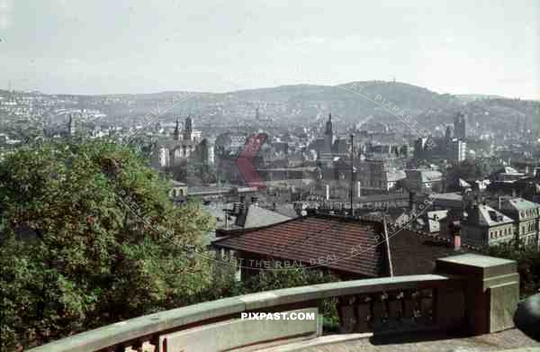 view over Stuttgart, Germany ~1939