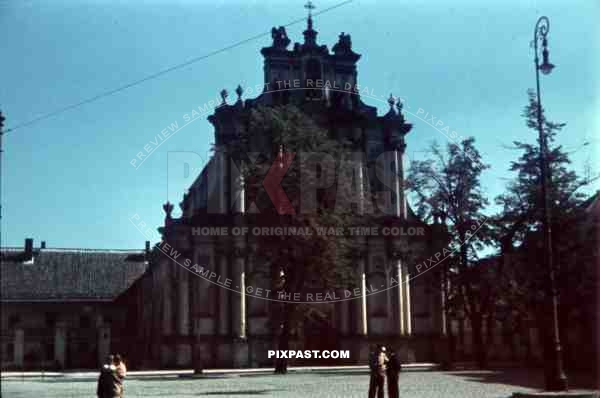 Visitationist church in Warsaw, Poland 1940