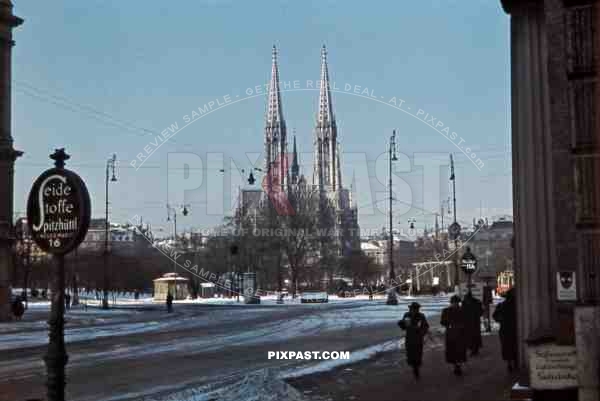Votive church in Vienna, Austria 1940