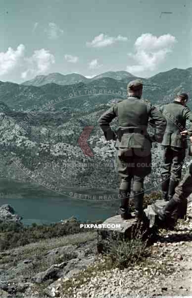 Wehrmacht hiking in Croatia