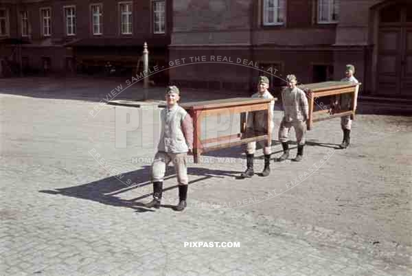 Wehrmacht soldiers of the IR 103  in Bautzen, Germany 1939