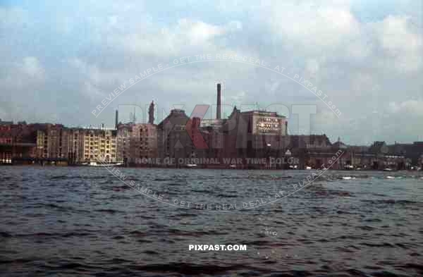 WeizenmÃ¼hle, Hamburg Harbour, 1939, Industrial Factories and Ship Building, dr. oetker Backpulvers,