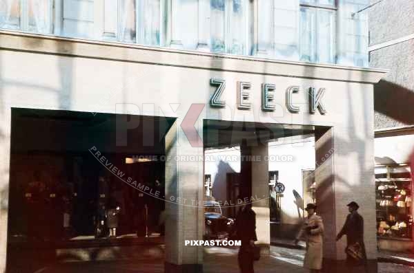 Zeeck Shopping Mall in Rostock Germany 1936. Kropeliner Strasse 32 Kaufhaus