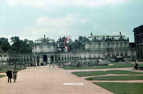 Zwinger Palace in Dresden, Germany 1939