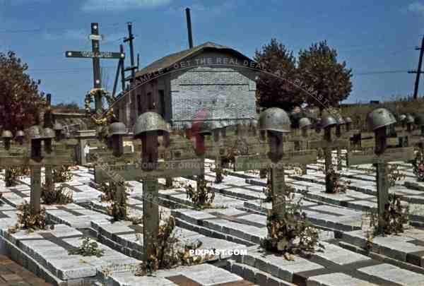cemetery of the 79th Infantry Regiment "Roma", Wuhlehirsk, Ukraine 1942