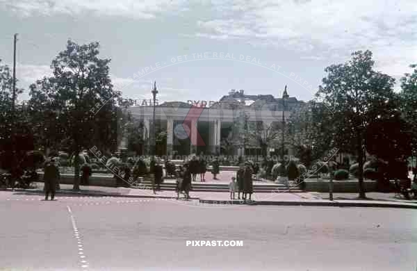 Palais des pyrenees in Pau, France 1940