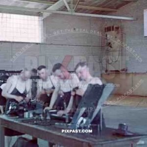14th Panzer Division 103 Schutzen Regiment Lobau Saxony Kaserne Barracks training 1939 PAK cannon artillery repair workshop