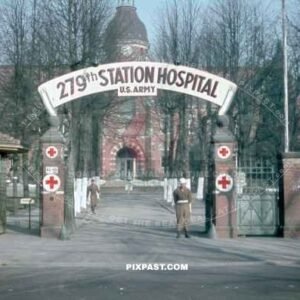 279th Station Hospital U.S. Army. Unter den Eichen 44-46. Steglitz Zehlendorf, Lichterfelde, Berlin 1946