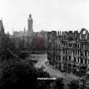 69th infantry division - Leipzig - Germany - 1945 . Headquarters - Ring, Runde Ecke