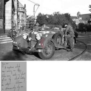 69th infantry division - Leipzig - Germany - 1945, Captured, German, Mercedes, Car, Runde Ecke, CP, Smith