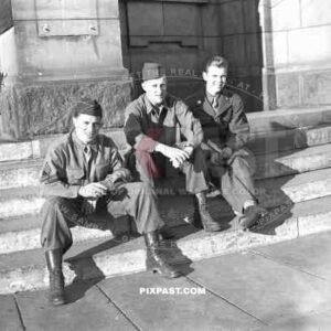69th infantry division - Leipzig - Germany - 1945 Runde Ecke