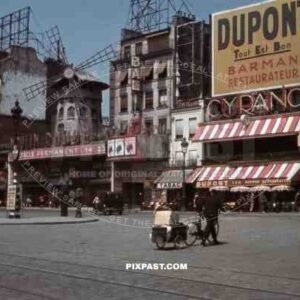 82 Boulevard de Clichy in Paris, France 1940