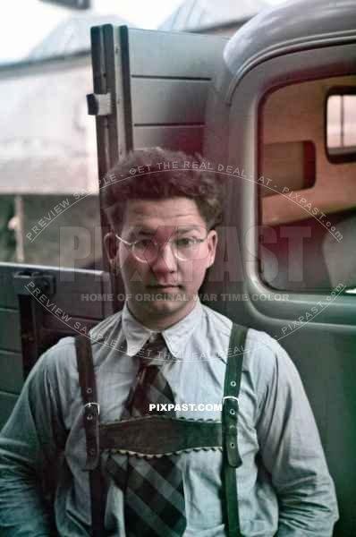 A self portrait of a very young Vienna Austrian photographer before entering the war.