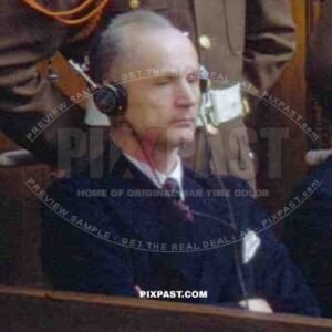 Admiral Karl Donitz. Nuremberg Trial 1946