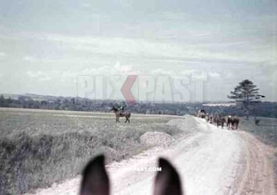 Advance on the N36 in Maubert-Fontaine, France 1940