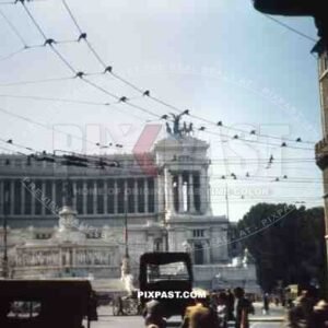 Altar of the Fatherland, Altare della Patria in Rome, Italy 1945