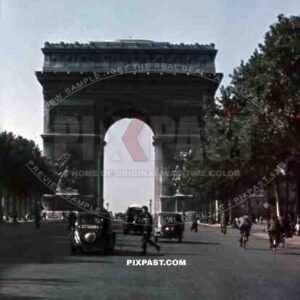 Arc de Triomphe in Paris, France ~1940