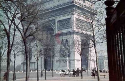 Arc de Triomphe in Paris, France 1944