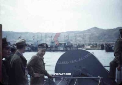 At the Buckner Bay in Okinawa, Japan 1946